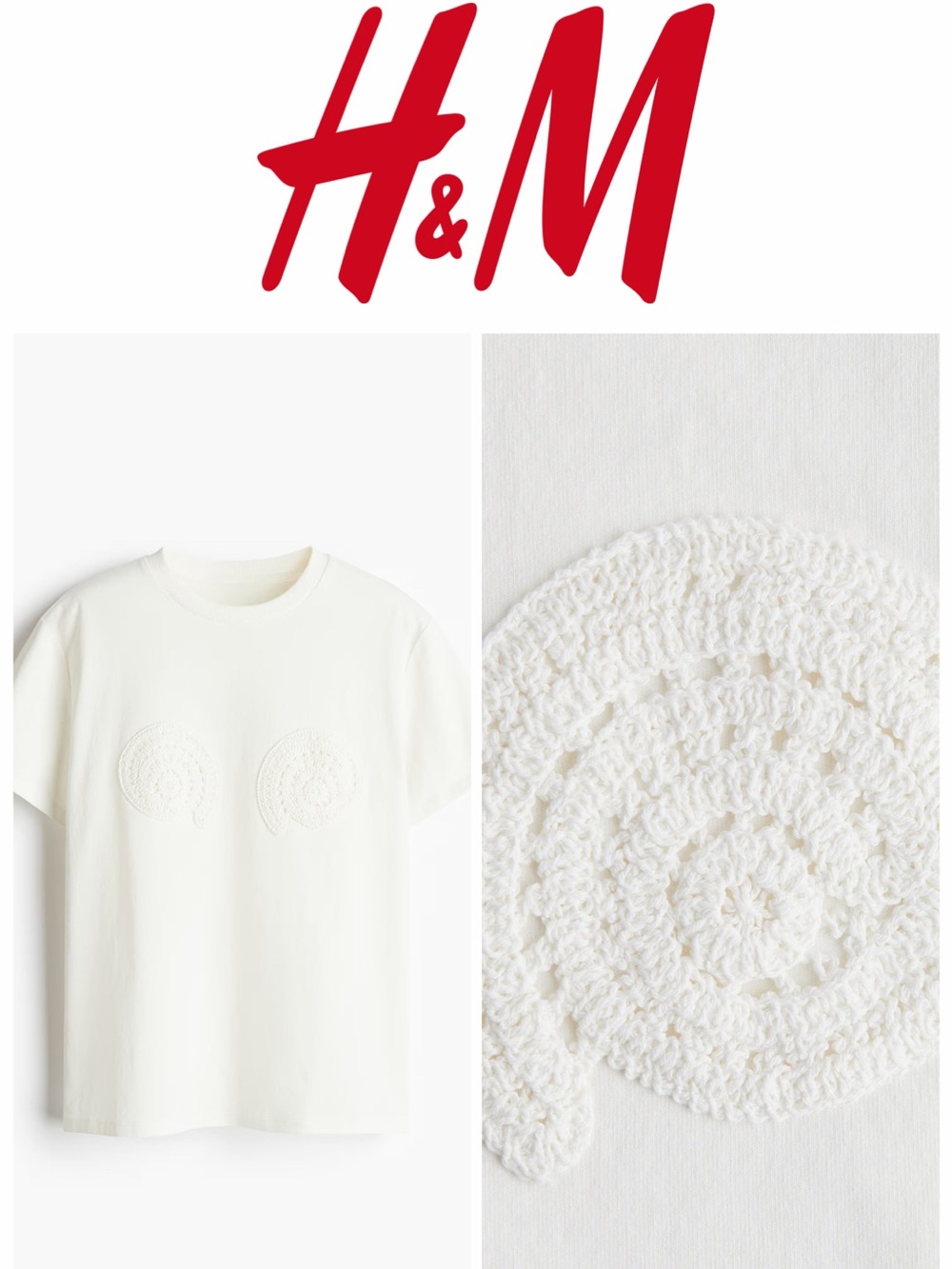 EUC H&M Shell Tee